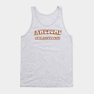 Awesome Climatologist - Groovy Retro 70s Style Tank Top